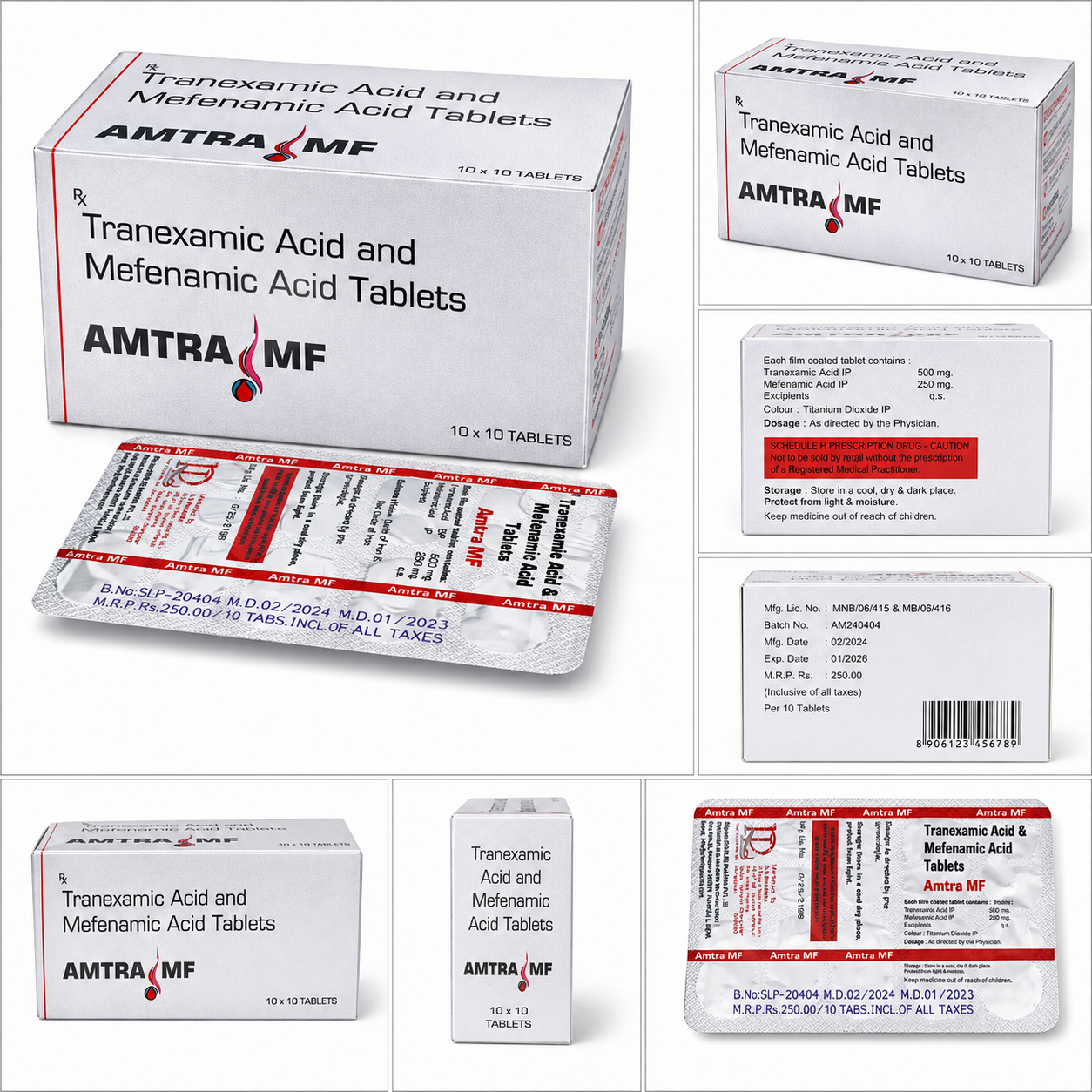AMTRA-MF , Mrp : 250.00 / 10 Tablet - Image 4