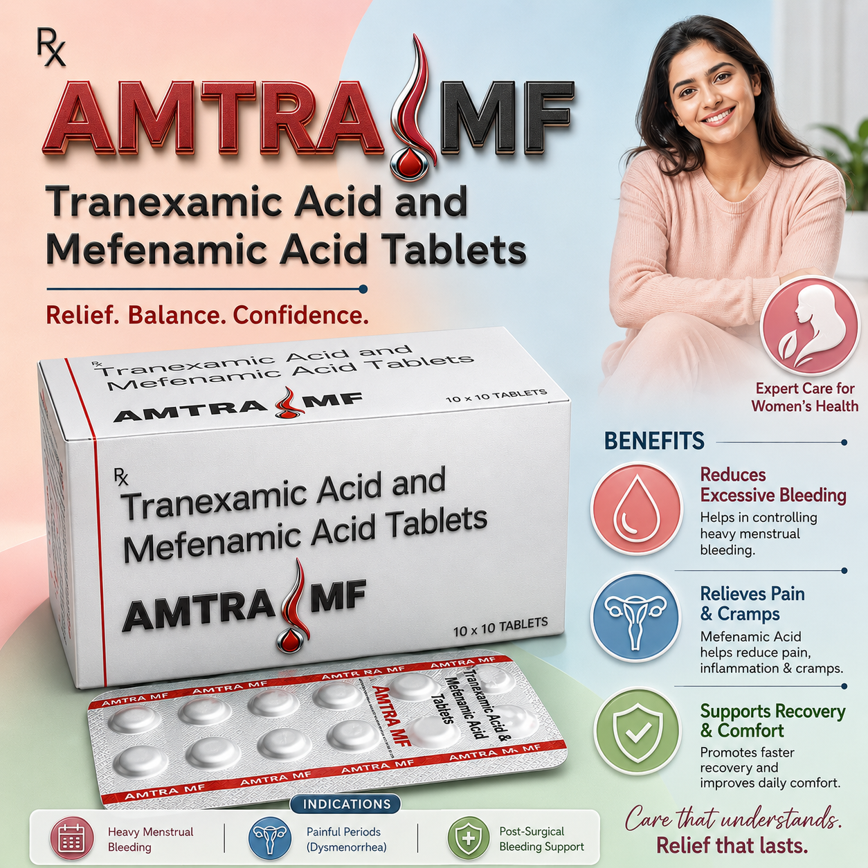 AMTRA-MF , Mrp : 250.00 / 10 Tablet