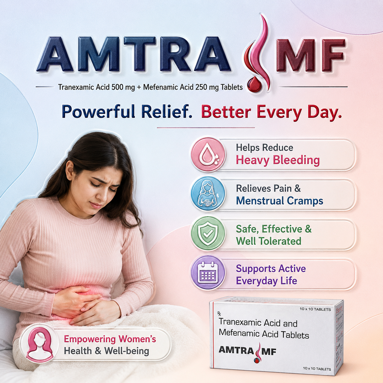 AMTRA-MF , Mrp : 250.00 / 10 Tablet - Image 2