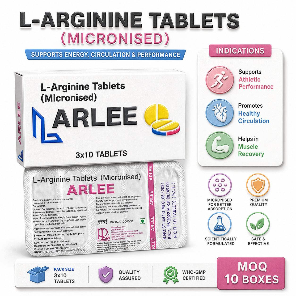 ARLEE , Mrp : 137.00 / 10 Tablet - Image 3