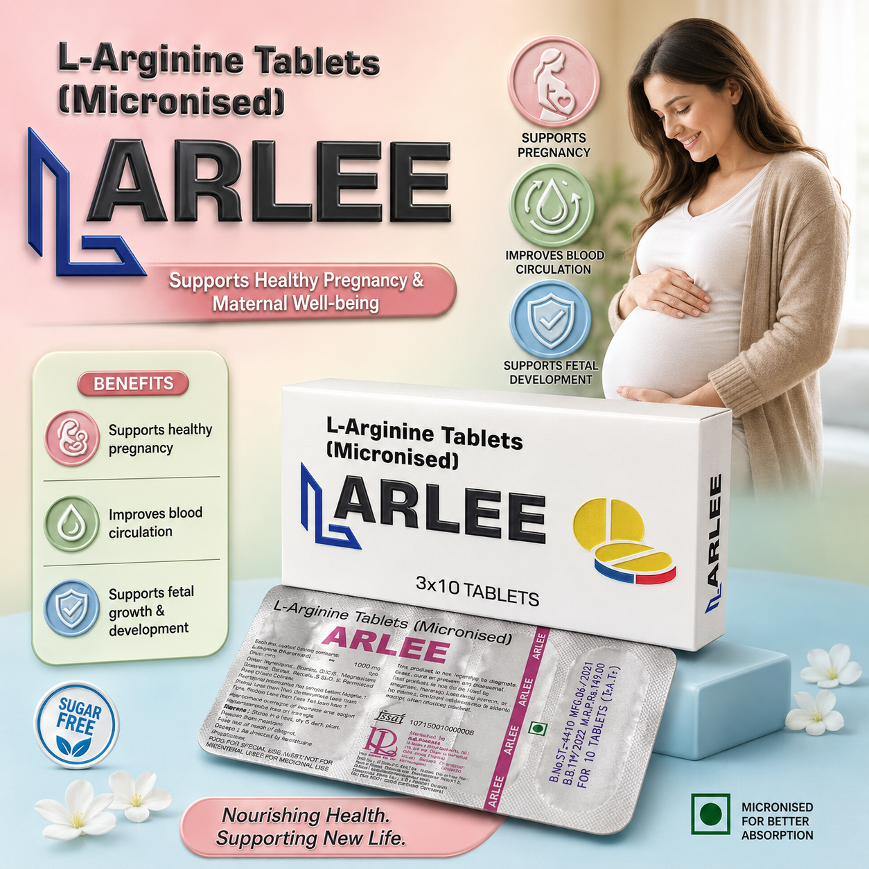 ARLEE , Mrp : 137.00 / 10 Tablet