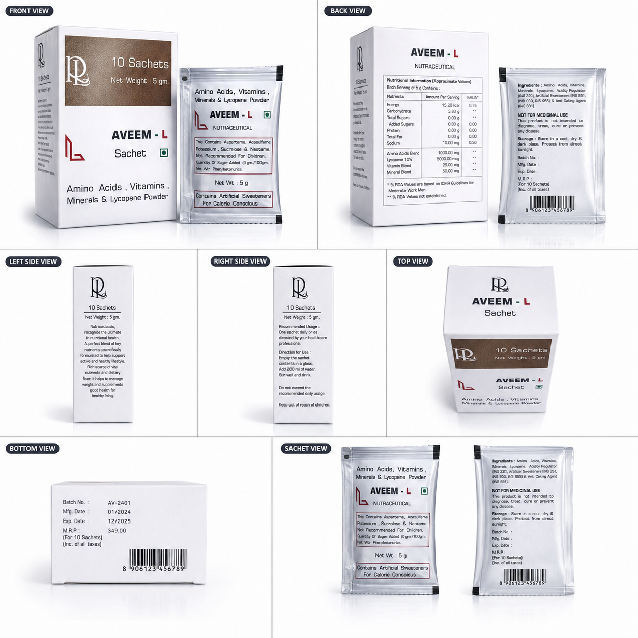 AVEEM-L Sachet , Mrp. : 62.00 - Image 4