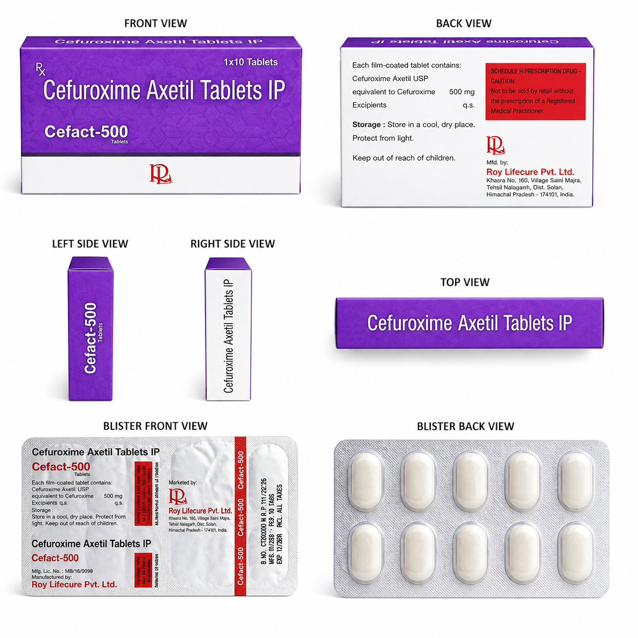 CEFACT-500 , Mrp : 553.00/10 Tab. - Image 4