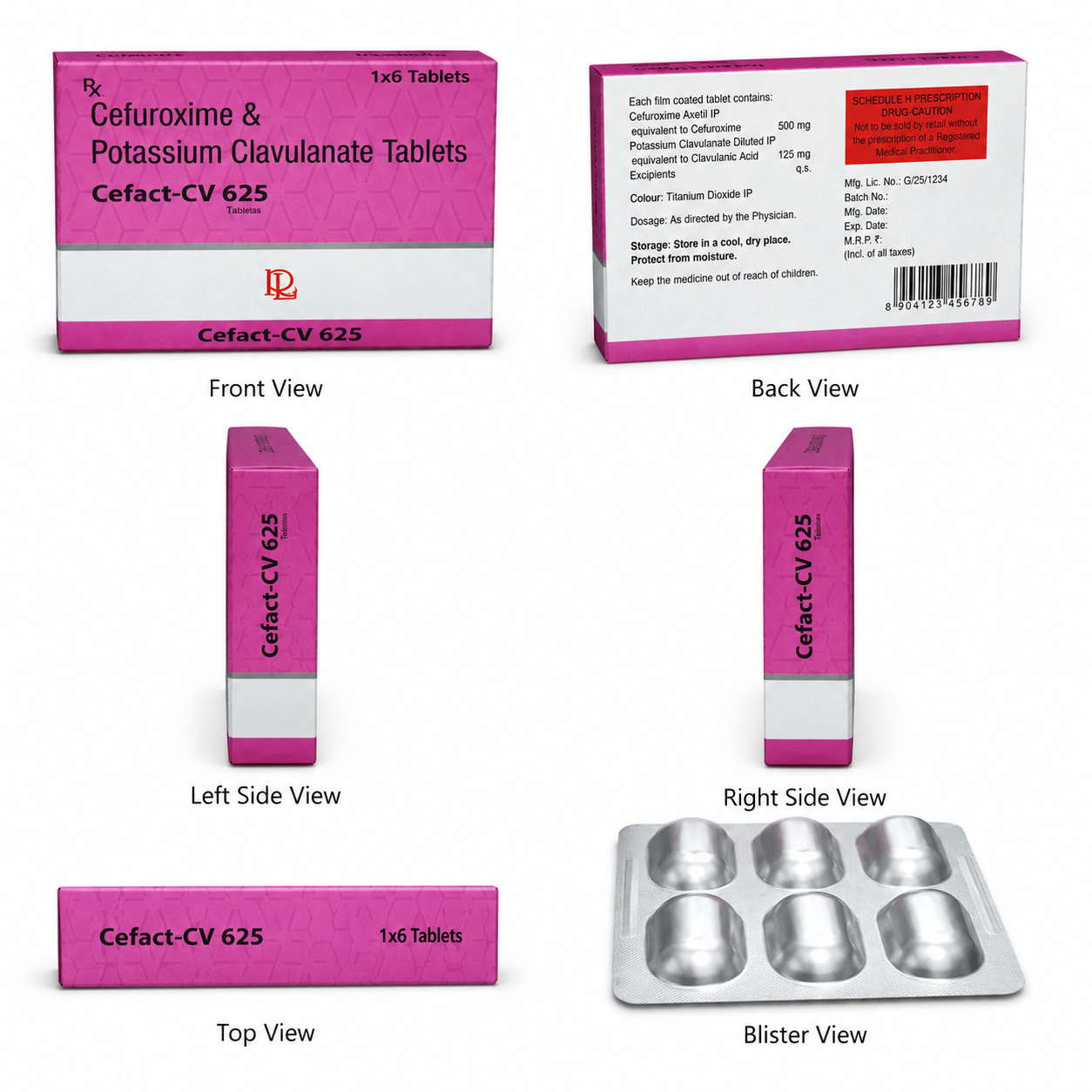 CEFACT-CV , Mrp : 450.00/6 Tab. - Image 4