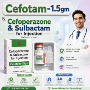CEFOTAM-1.5  Inj. , Mrp : 234.00