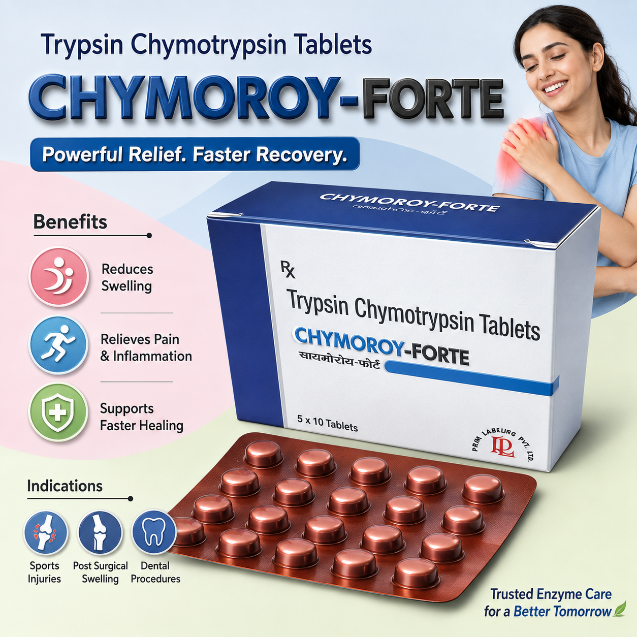CHYMOROY , Mrp : 420.00/20 Tab. - Image 2