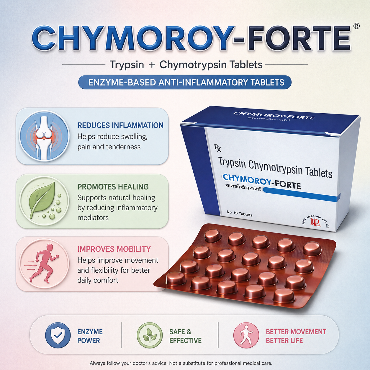CHYMOROY , Mrp : 420.00/20 Tab. - Image 3