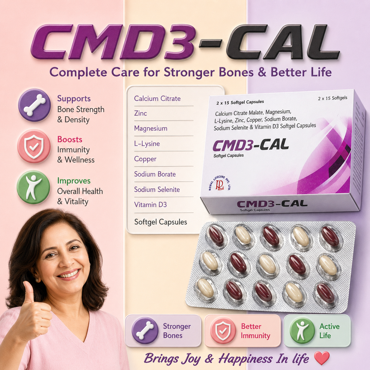 CMD3-CAL , Mrp : 100.00/15 Cap. - Image 2