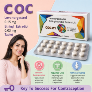 COC-21 , Mrp : 71.00 / 21 Tablet