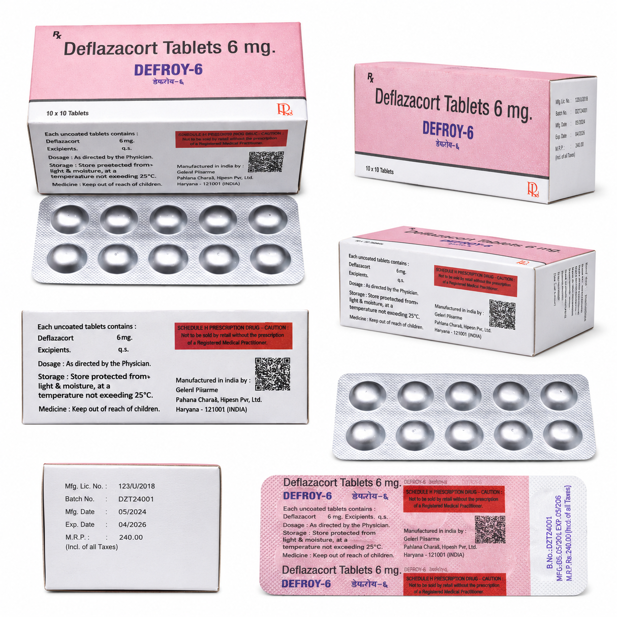 DEFROY-6 , Mrp : 148.00 / 10 Tablet - Image 4