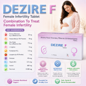 DEZIRE-F , Mrp : 218.00 / 10 Tablet