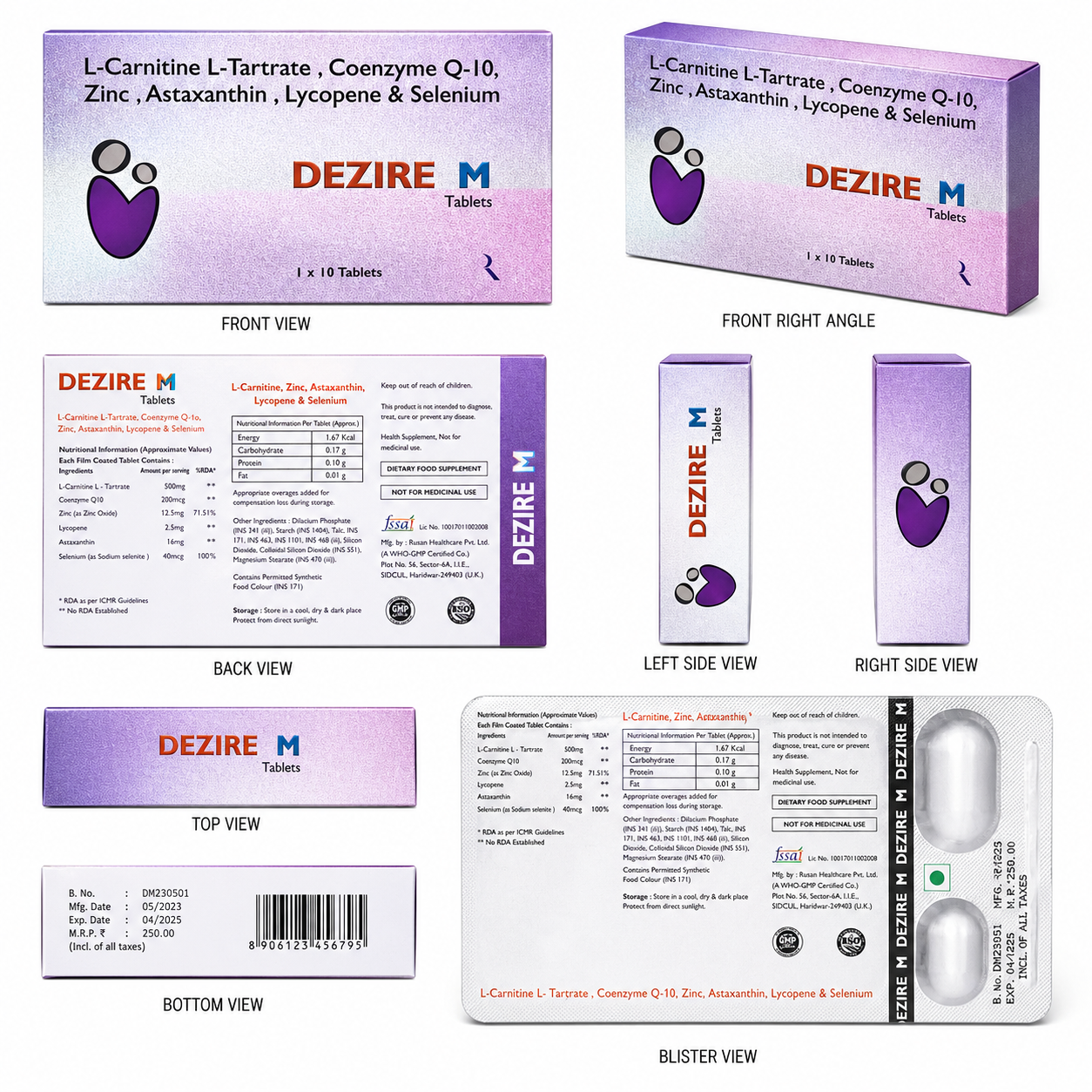 DEZIRE-M , Mrp : 450.00 / 10 Tablet - Image 4