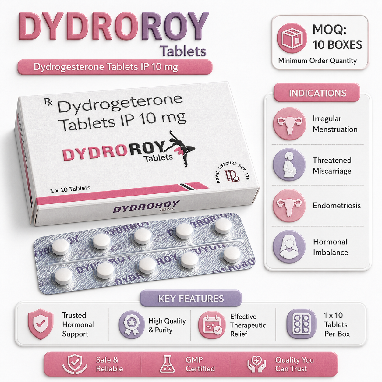 DYDROROY , Mrp. 650.00 / Tablet - Image 2