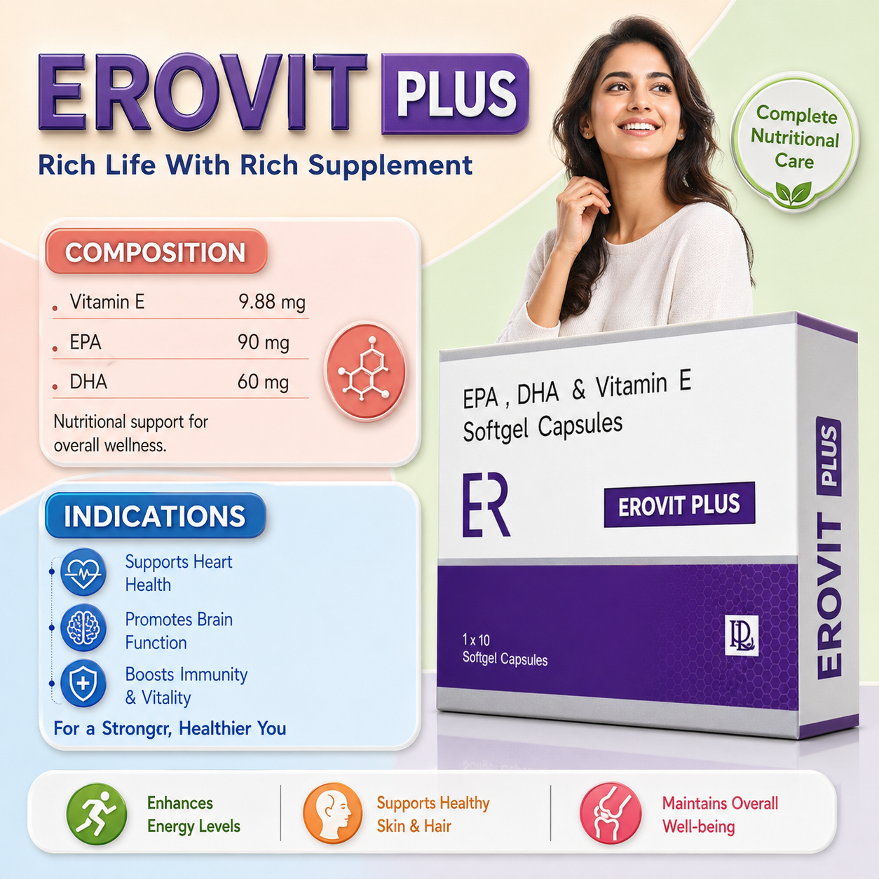 EROVIT-PLUS , Mrp. : 125.00/Cap. - Image 3