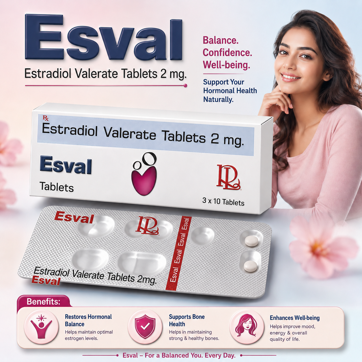 ESVAL , Mrp. : 100 / 10 Tablet - Image 3