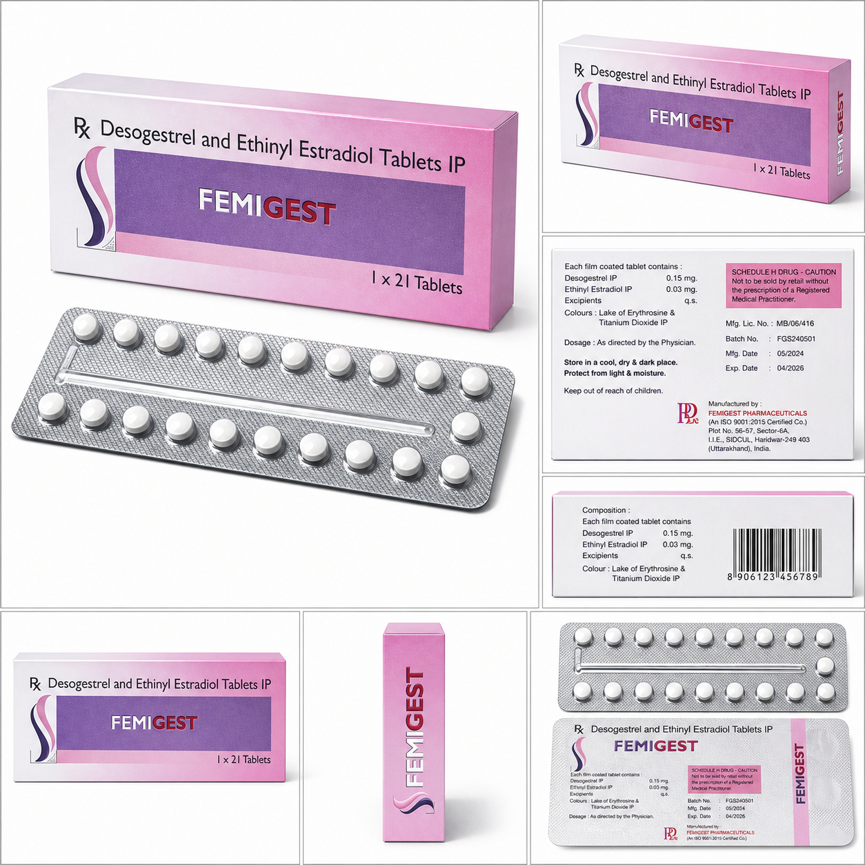 FEMIGEST , Mrp : 220.00 / 21 Tablet - Image 4