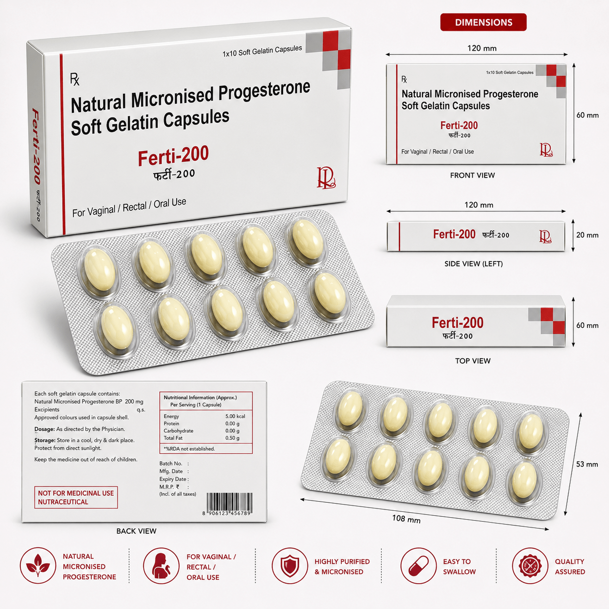 FERTI-200 , Mrp : 300.00/10 Capsule - Image 4