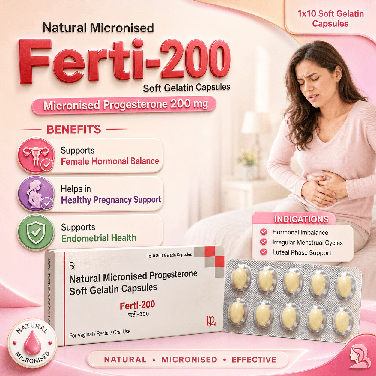 FERTI-200 , Mrp : 300.00/10 Capsule - Image 3