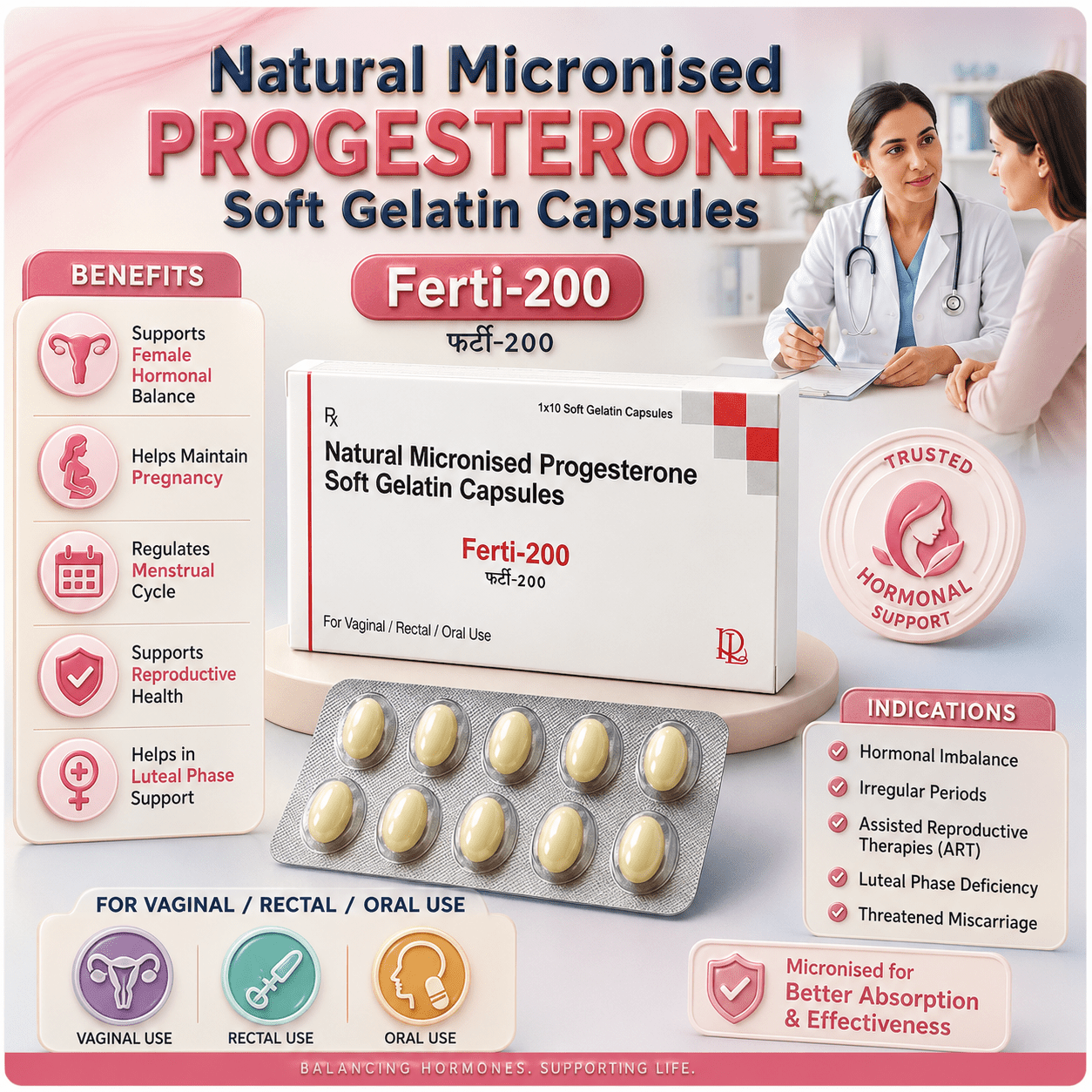 FERTI-200 , Mrp : 300.00/10 Capsule - Image 2