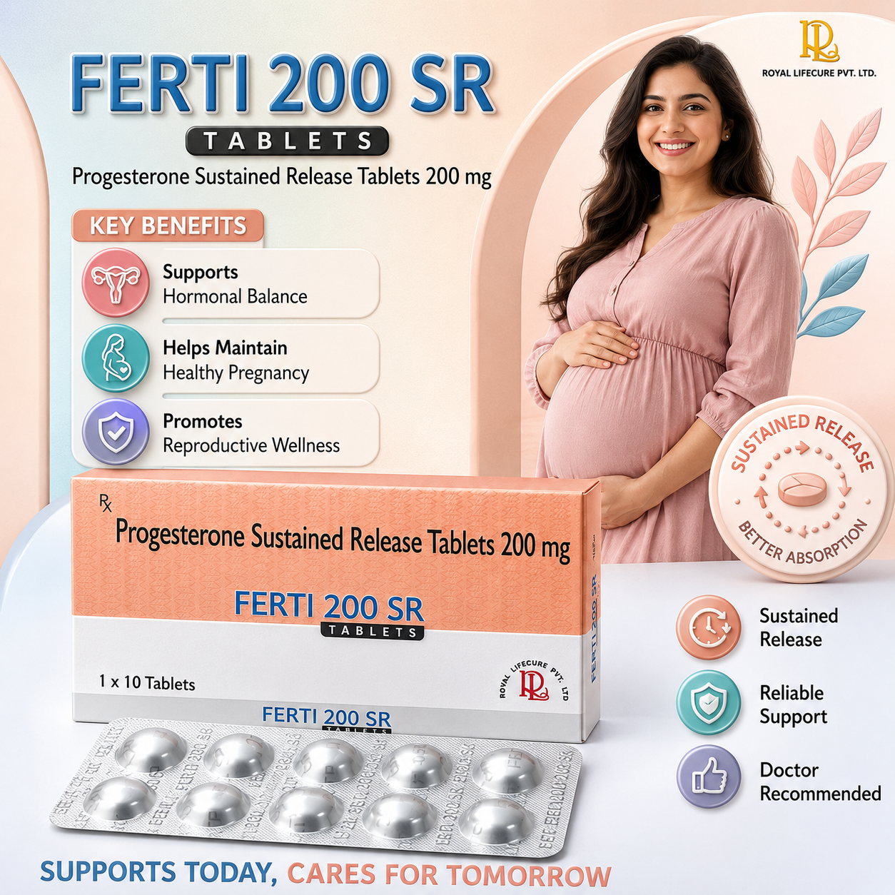 FERTI-200 SR , Mrp : 390.00/10 Tab. - Image 3