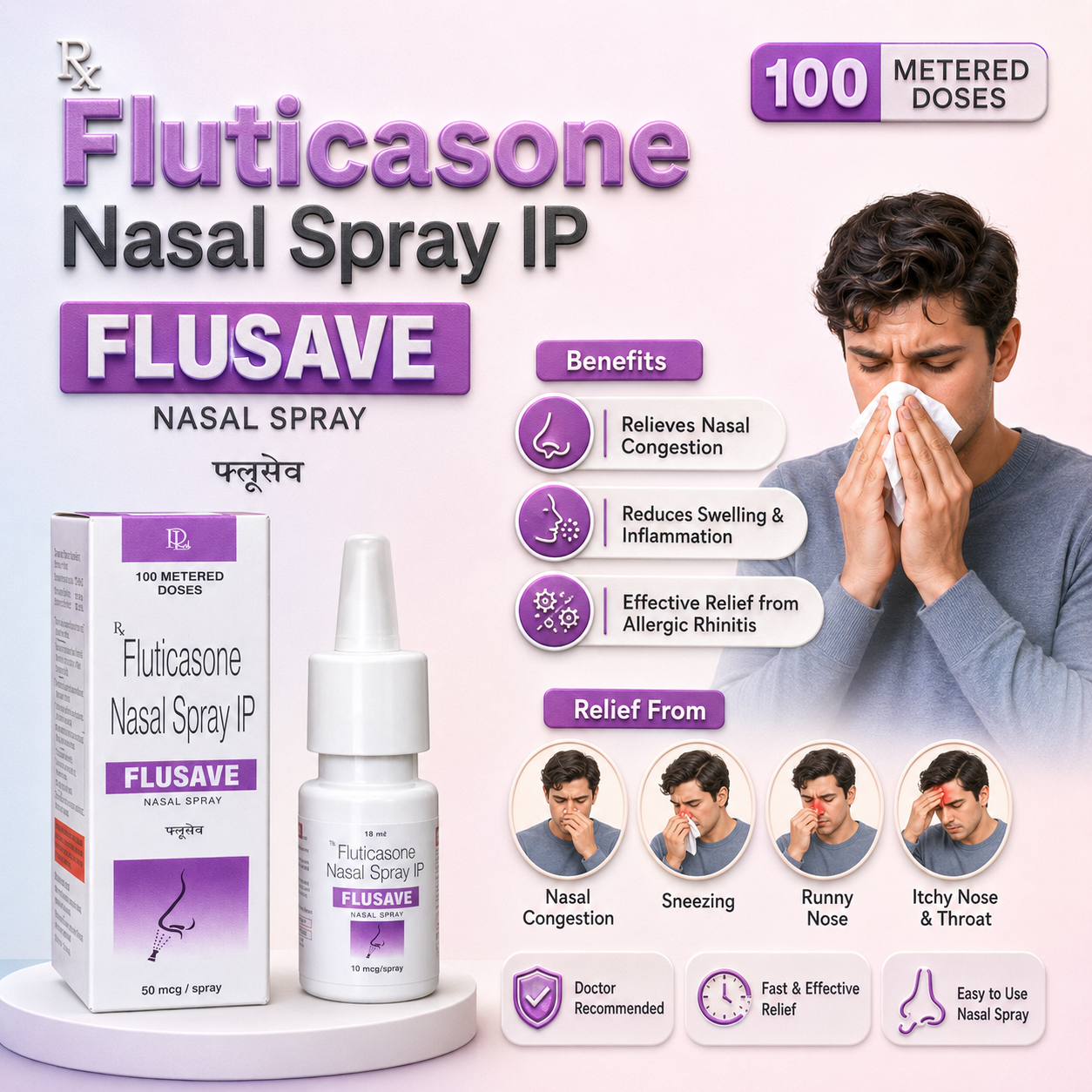 FLUSAVE Spray , Mrp : 272.00 - Image 2