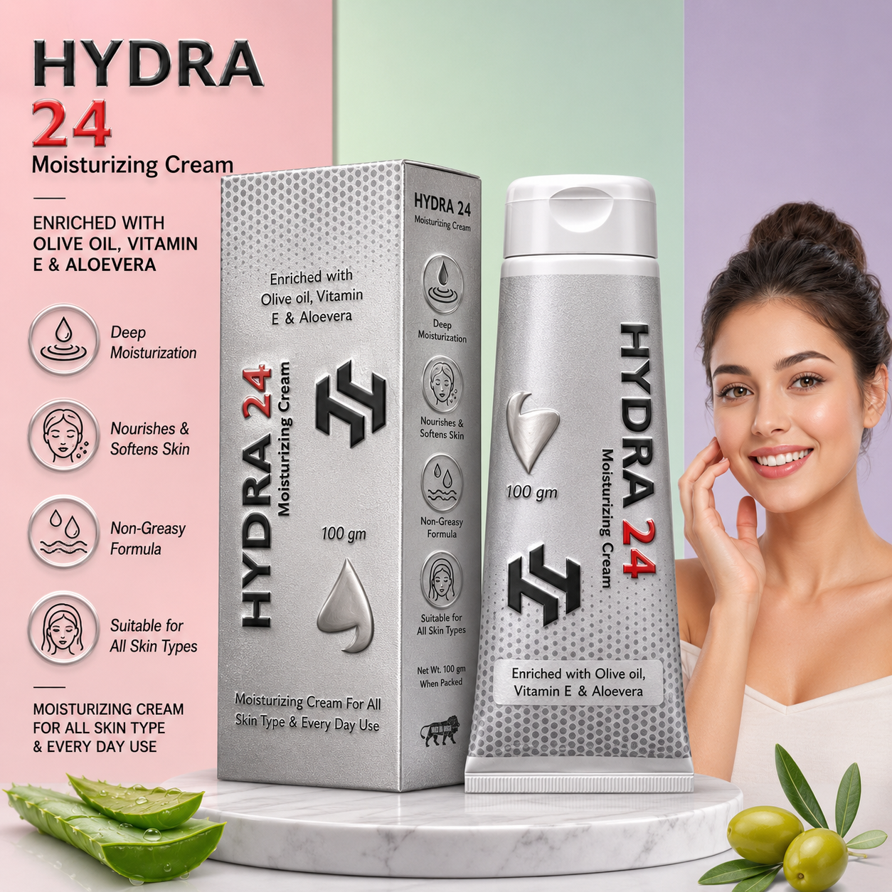 HYDRA 24 CREAME , Mrp : 169.00