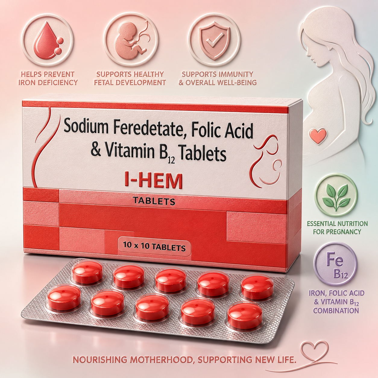 I-HEM , Mrp : 60.00 / 10 Tablet