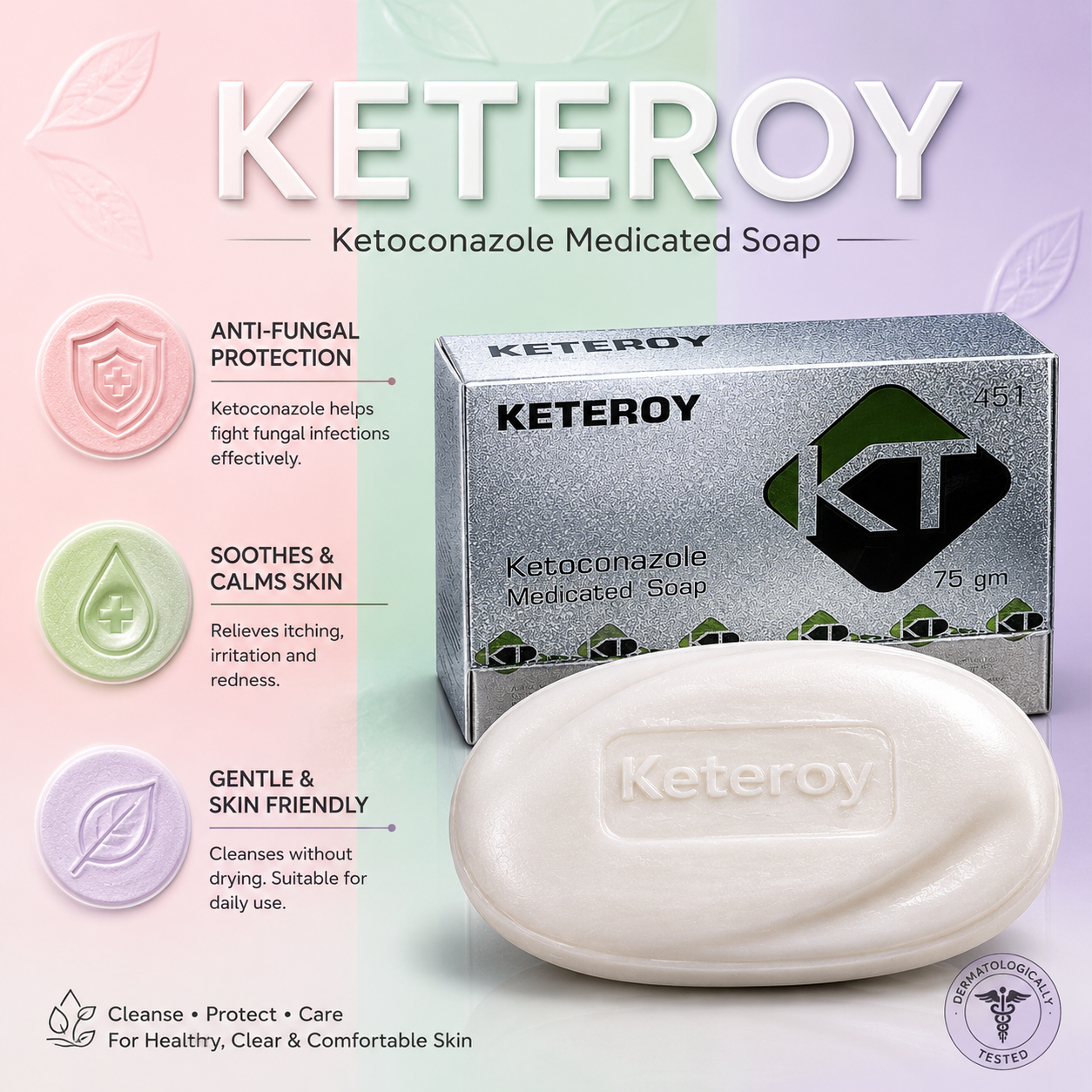 KETEROY Soap , Mrp :129.00 - Image 3