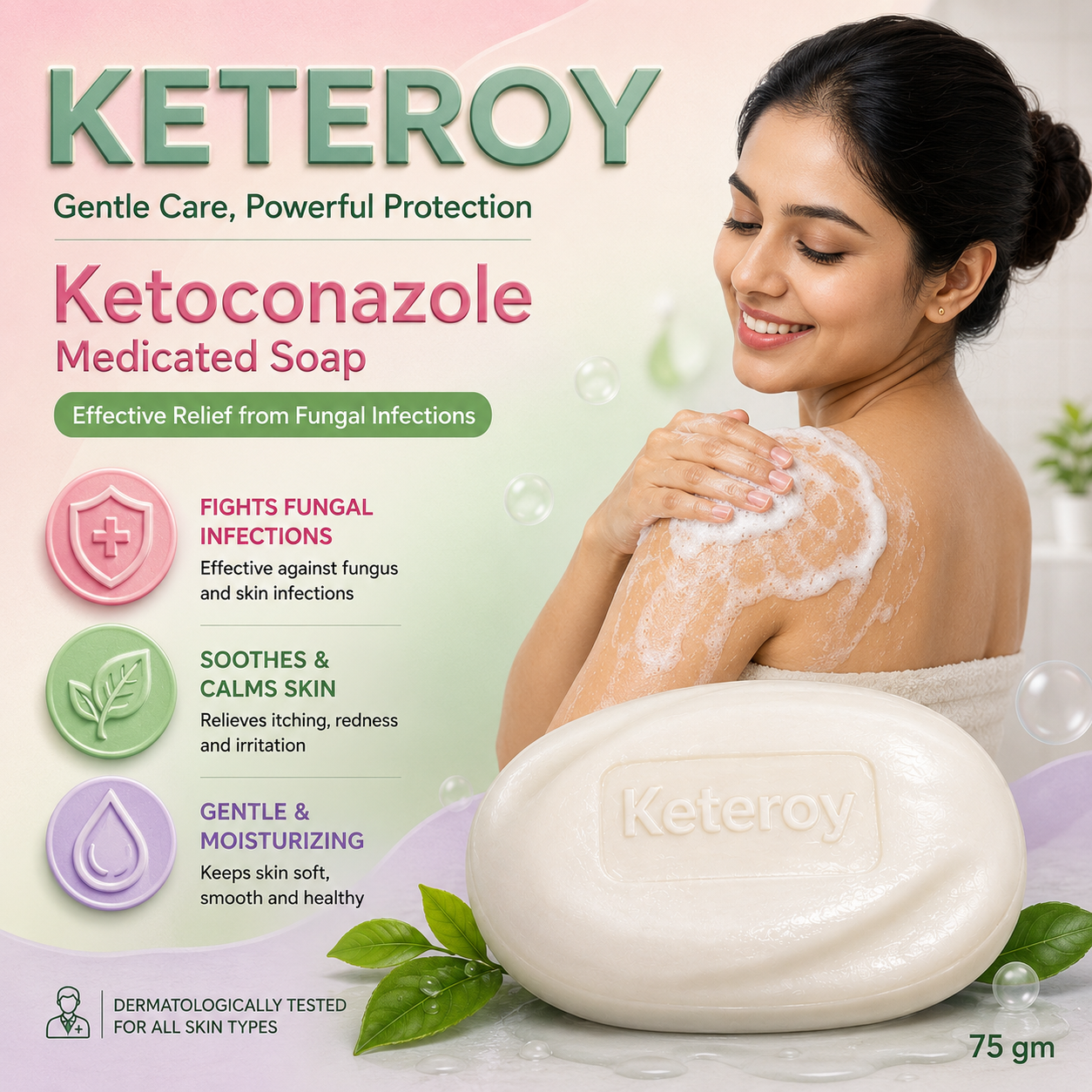 KETEROY Soap , Mrp :129.00 - Image 2