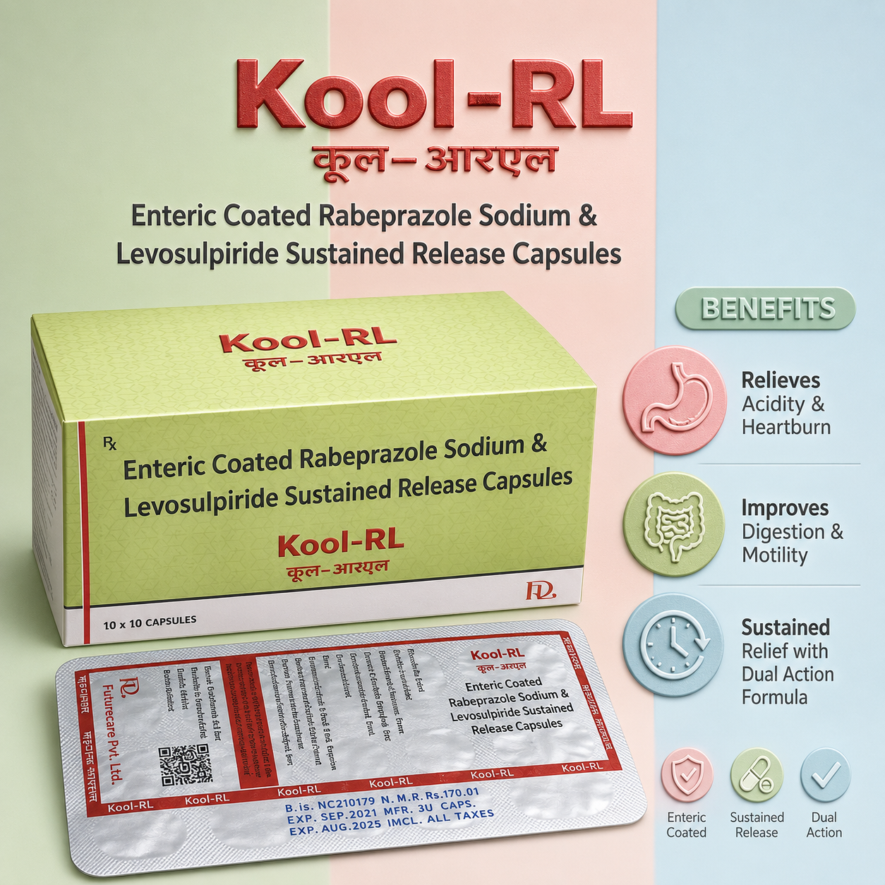 KOOL-RL , Mrp : 178.00 / 10 Capsule - Image 3
