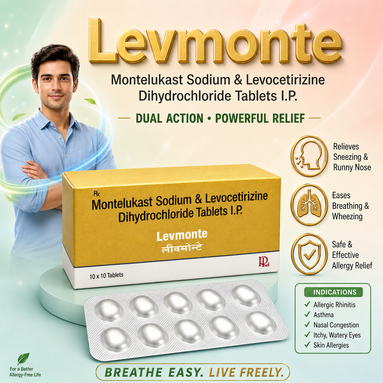 LEVMONTE , Mrp : 89.00 / 10 Tablet - Image 3