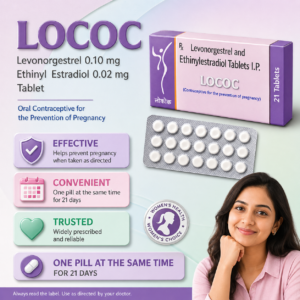 LOCOC , Mrp : 134.00 / 21 Tablet