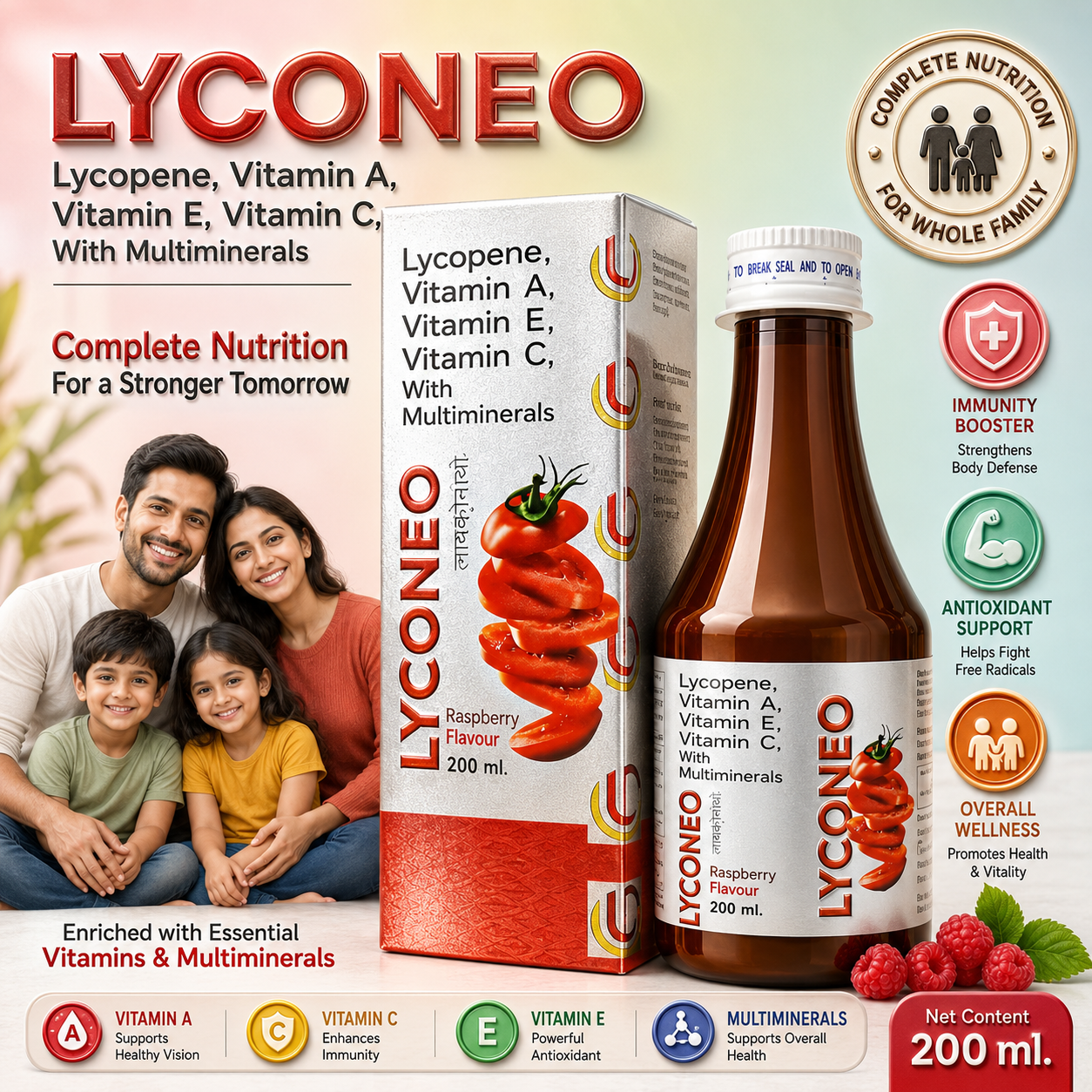 LYCONEO Syrup , Mrp : 165.00