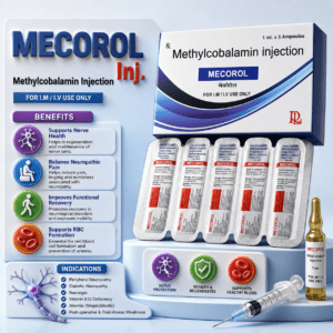 MECOROL Injection , Mrp : 32.00