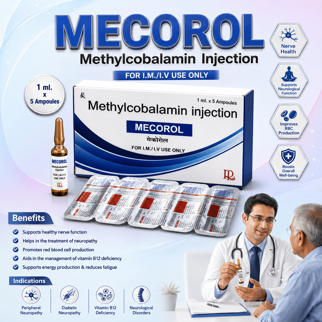 MECOROL Injection , Mrp : 32.00 - Image 2