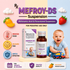 MEFROY-DS Susp. , Mrp : 90.00