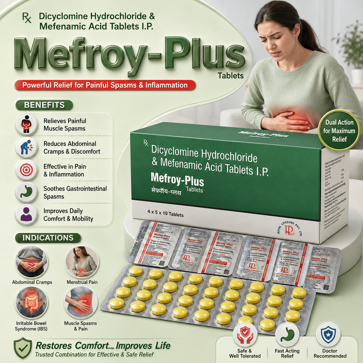 MEFROY-PLUS , Mrp : 37.00/10 Tab.