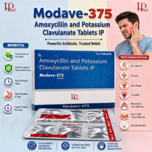 MOCLAVE-375 , Mrp : 145.00/10 Tab.