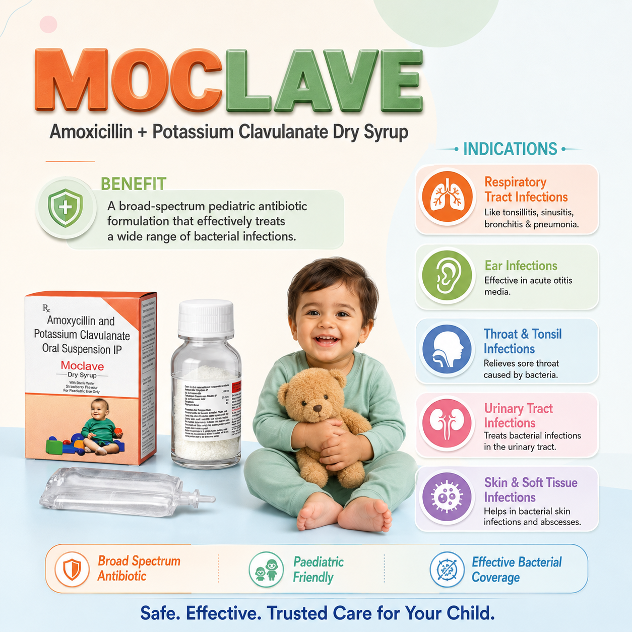 MOCLAVE Dry Syrup , Mrp : 65.00 - Image 2