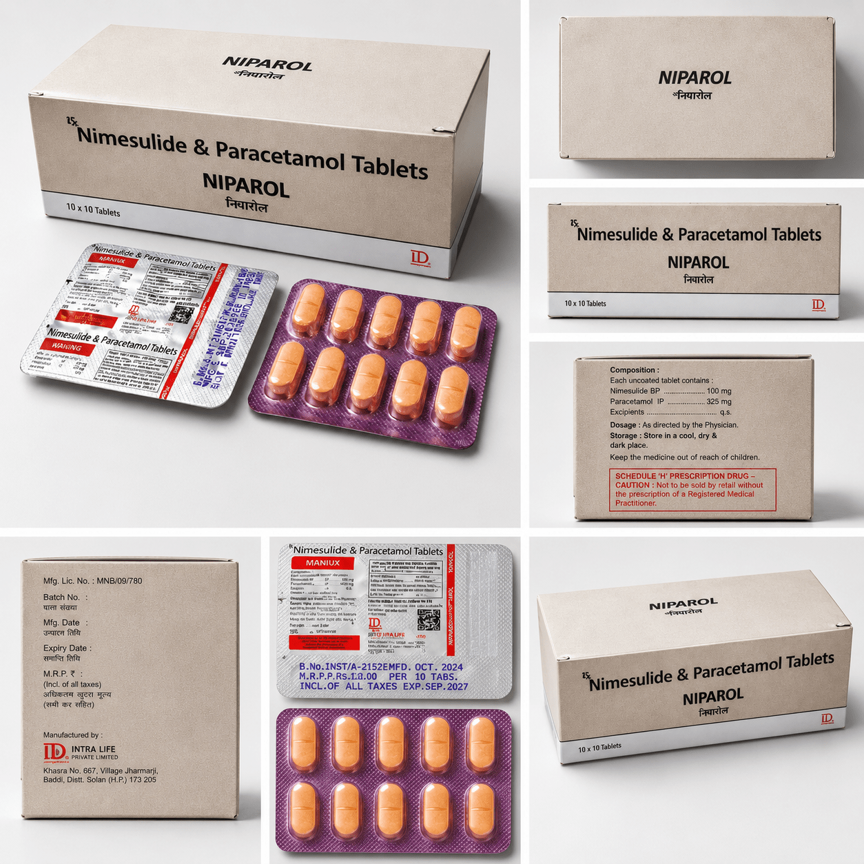 NIPAROL , Mrp : 65.00 / 10 Tablet - Image 4