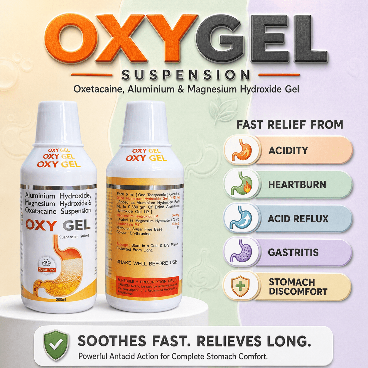 OXYGEL Suspension , Mrp : 205.00 - Image 3