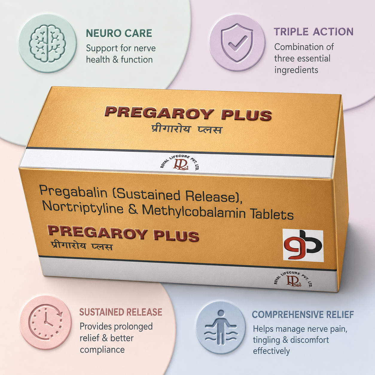 PREGA-PLUS ,Mrp:207.00/10 Tab. - Image 3