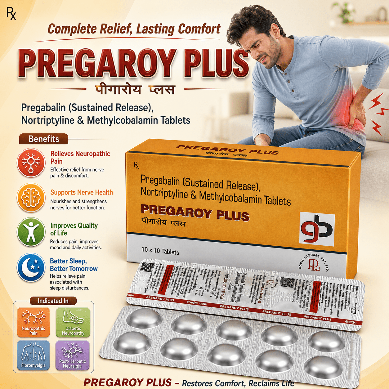 PREGA-PLUS ,Mrp:207.00/10 Tab.