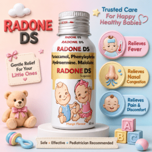 RADONE  DS Susp. , Mrp : 86.00