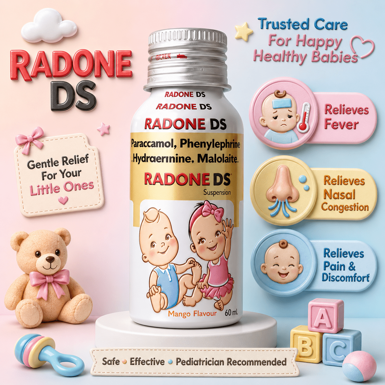 RADONE DS Susp. , Mrp : 86.00