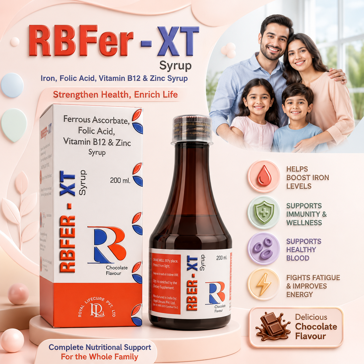 RBFER-XT Syrup , Mrp. : 137.00