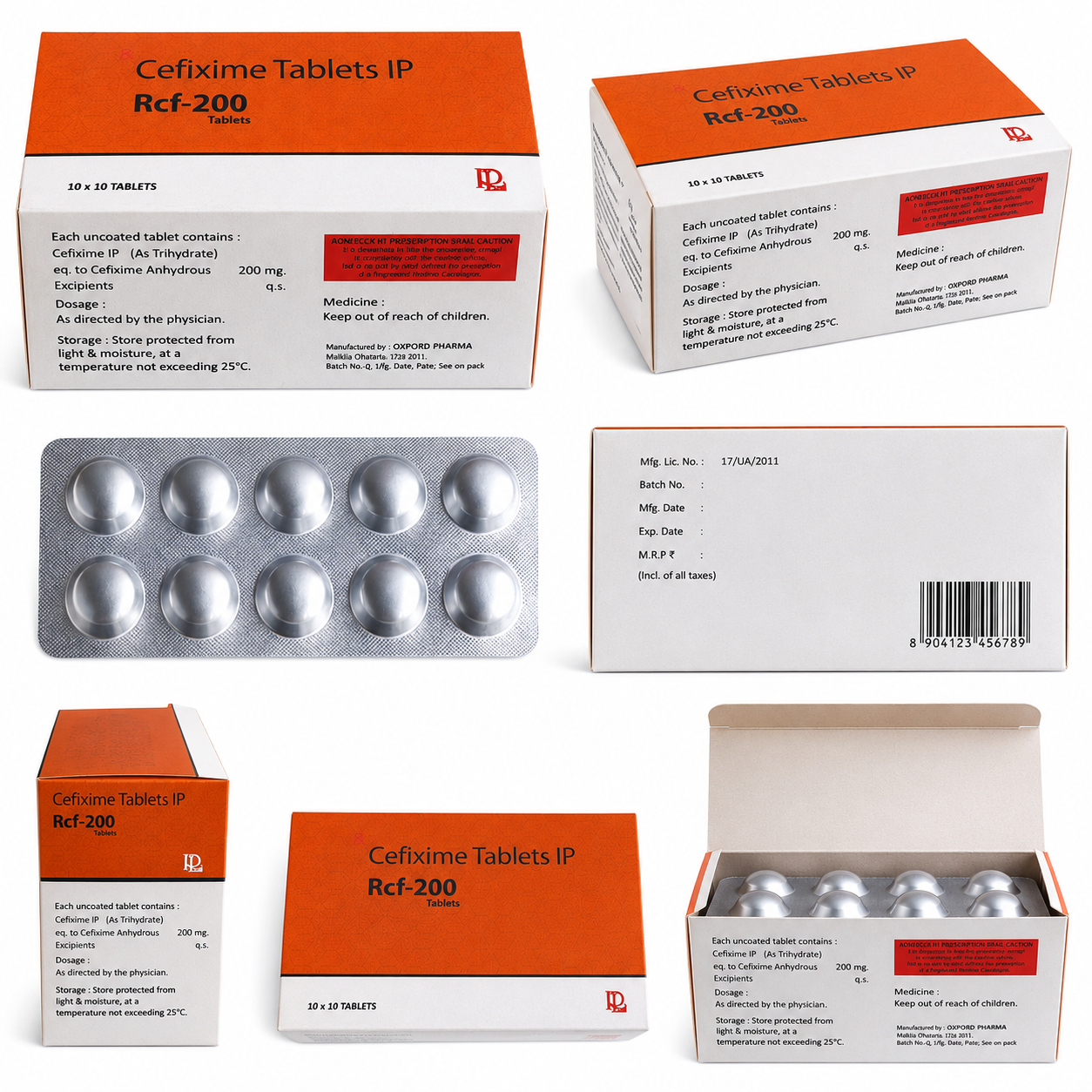 RCF-200 , Mrp : 105.00 / 10 Tablet - Image 4
