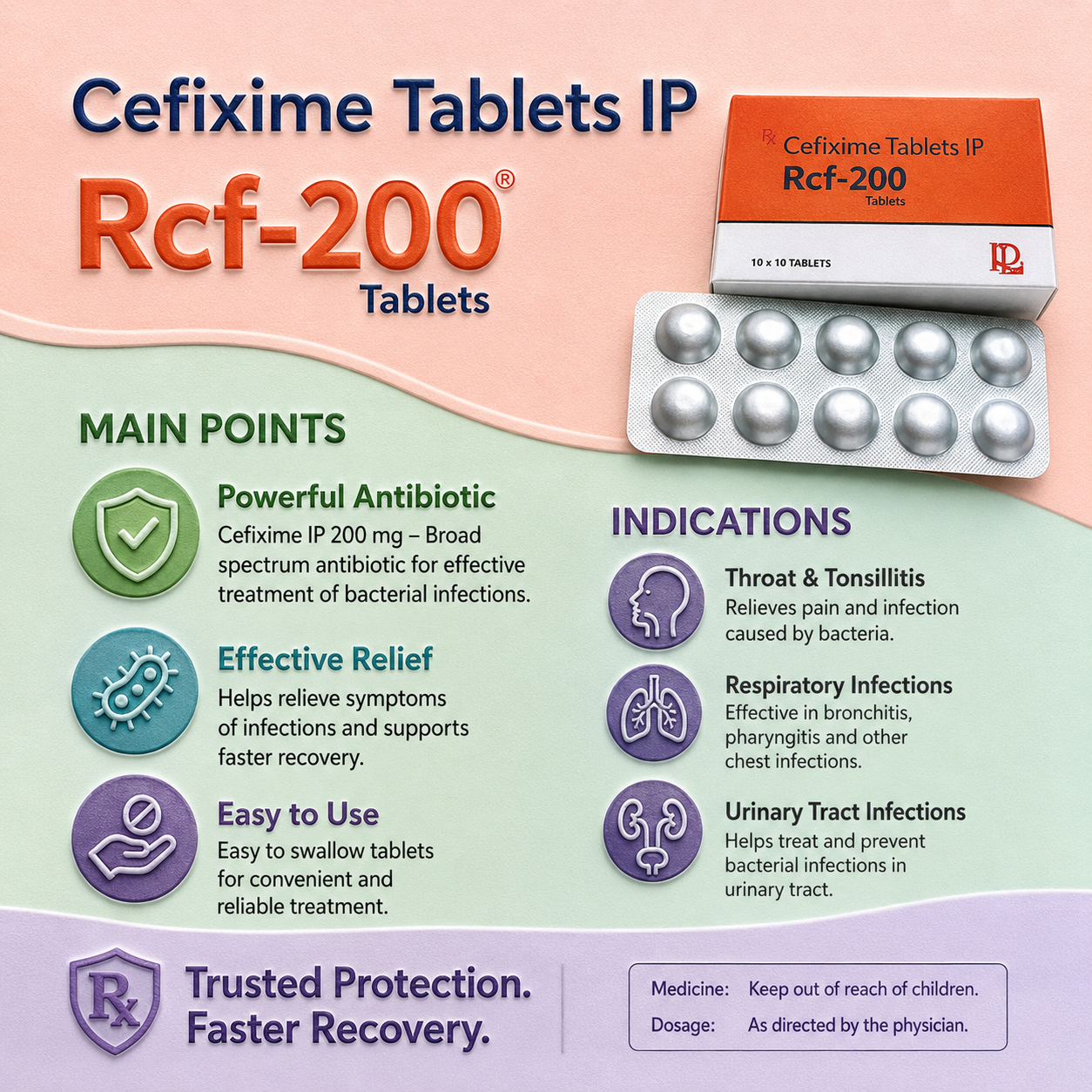 RCF-200 , Mrp : 105.00 / 10 Tablet - Image 3