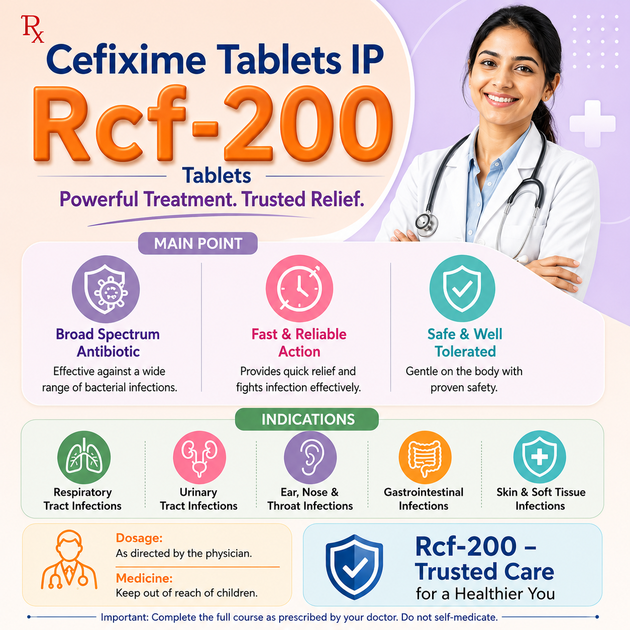 RCF-200 , Mrp : 105.00 / 10 Tablet - Image 2