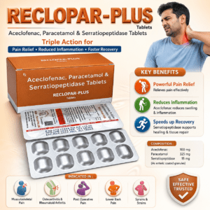 RECLOPAR-PLUS , Mrp:115.00/10 Tab.